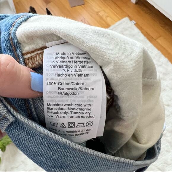 Madewell Rigid Denim A-Line Mini Skirt in Lovell Wash - Picture 7 of 9